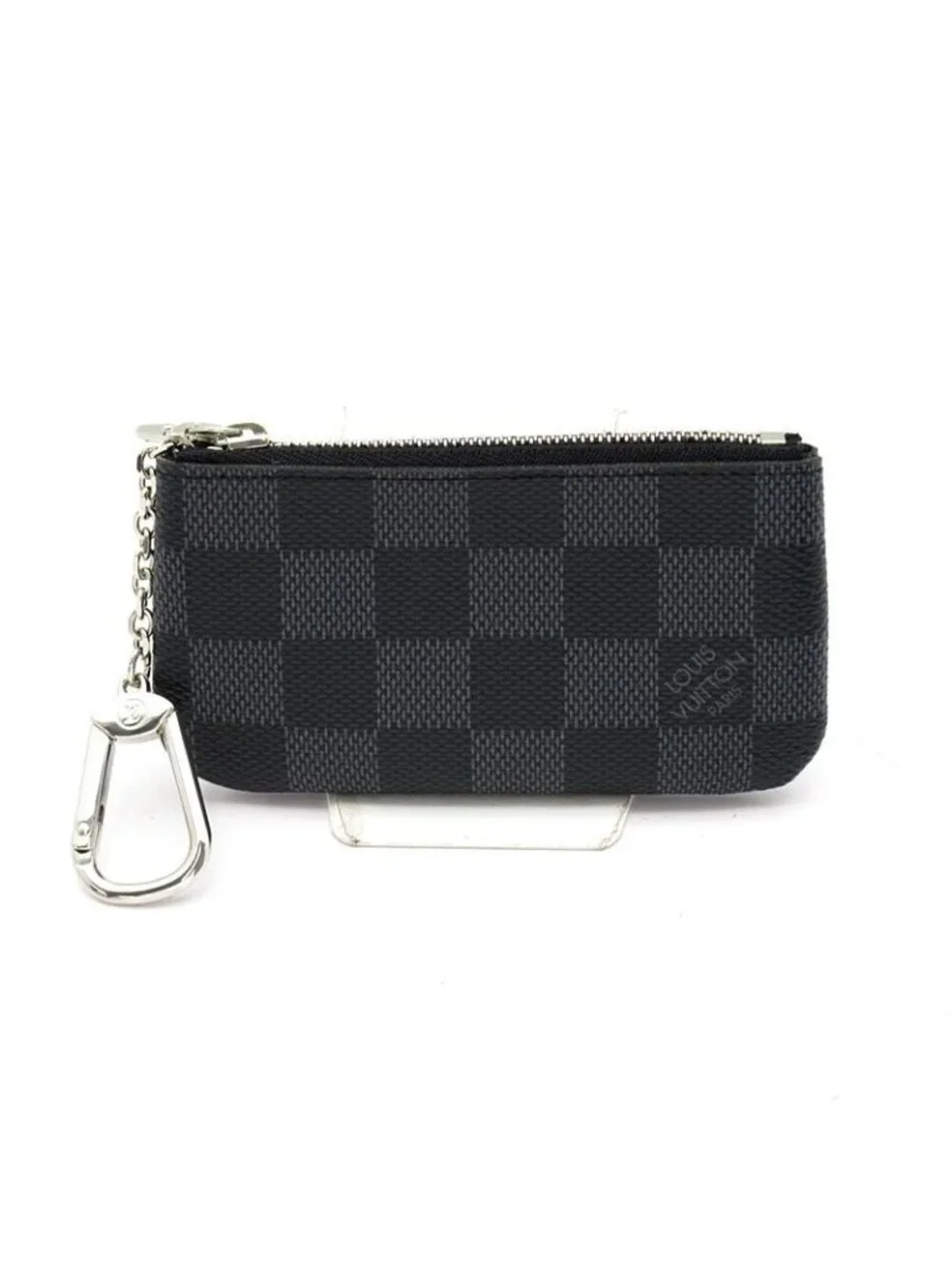 Louis Vuitton Pochette Cles Damier Graphite Black